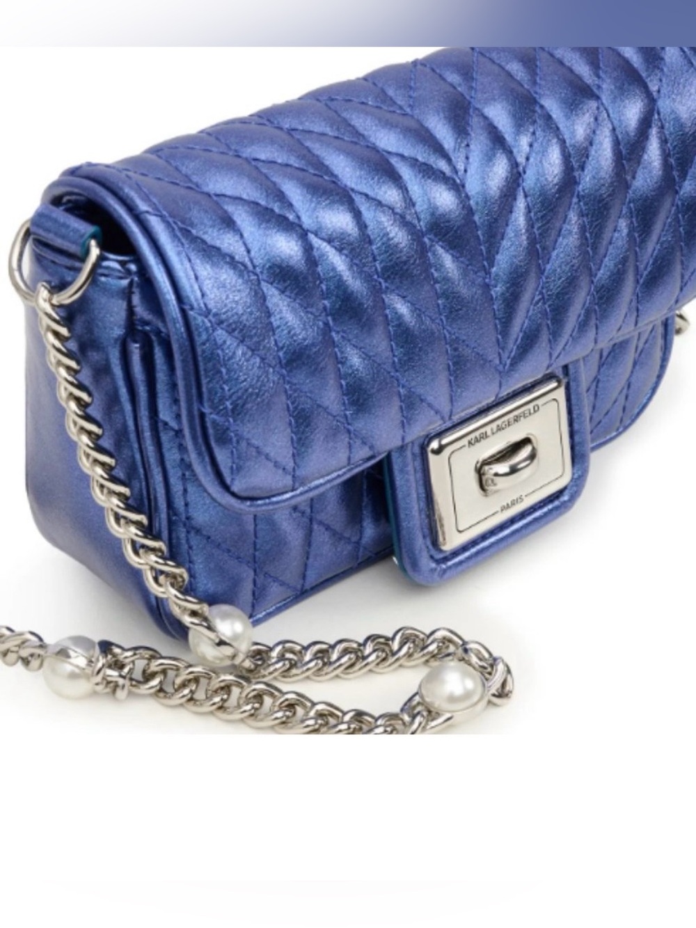 NWT Karl Lagerfeld Paris Agyness
Mini Crossbody Bag in Raisin Colorway